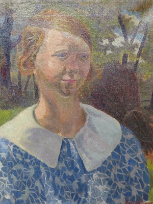 Lot 115 - Gilbert Spencer RA (1892-1979) ARR. Study of a...