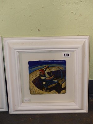 Lot 133 - Nicholas Mynheer (B.1958) ARR. The Reaper. oil...