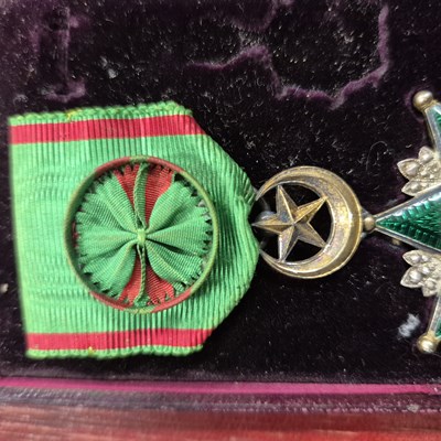 Lot 529 - An Ottoman Empire medal, The Order of Osmania...