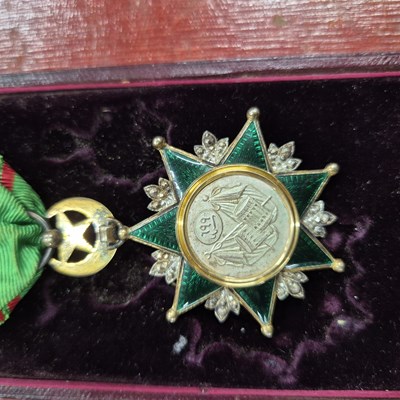 Lot 529 - An Ottoman Empire medal, The Order of Osmania...