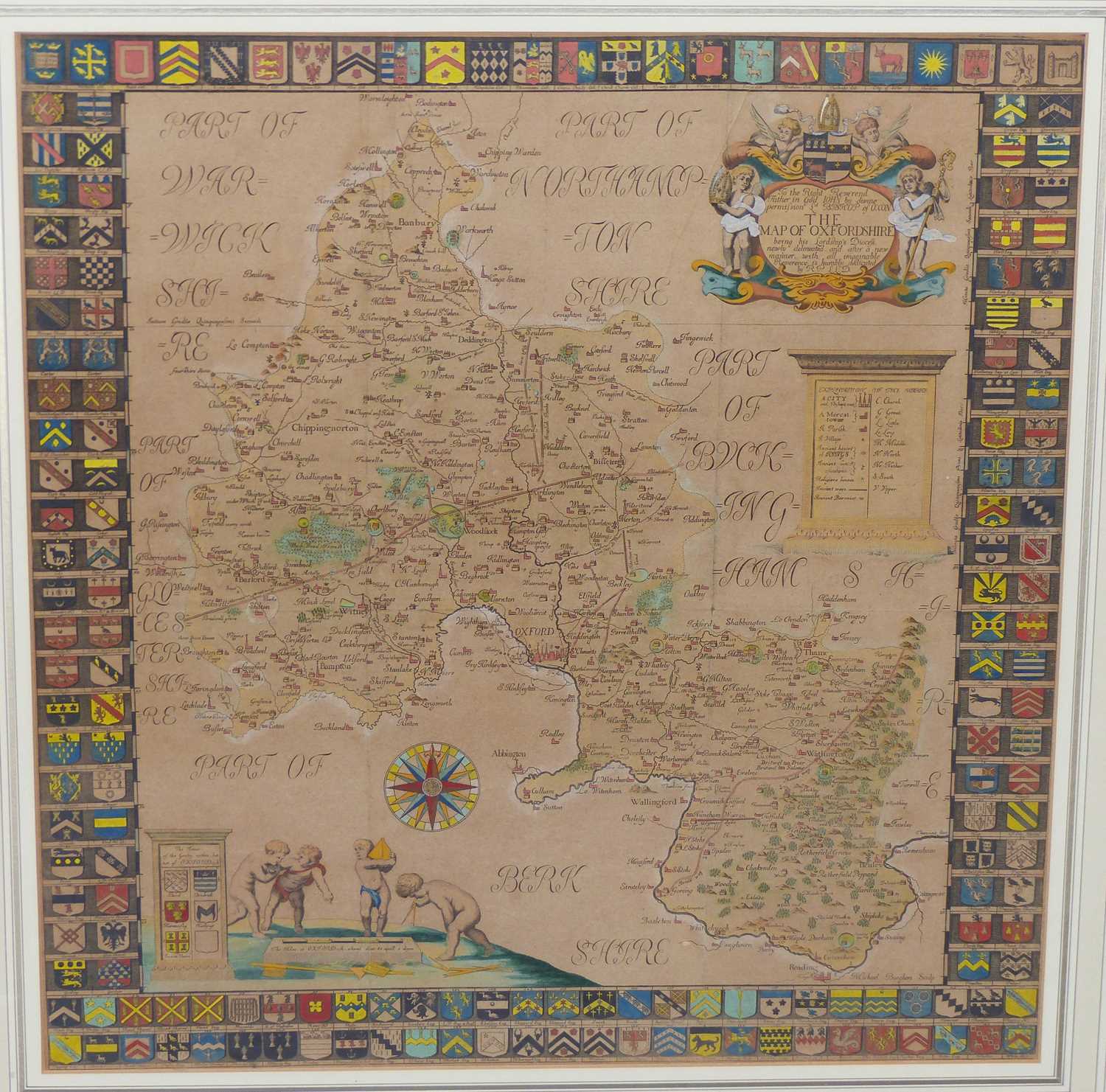 Lot 180 - By and after Robert Plot (1640-96), 'The Map...