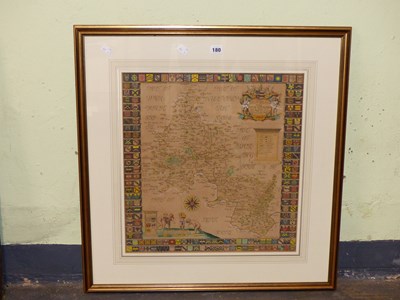 Lot 180 - By and after Robert Plot (1640-96), 'The Map...