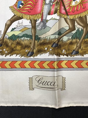 Lot 1110 - Gucci vintage scarf designed by Italian artist...