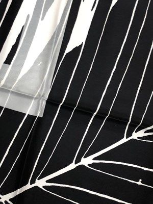 Lot 1117 - Givenchy, a vintage silk scarf. Black, white...