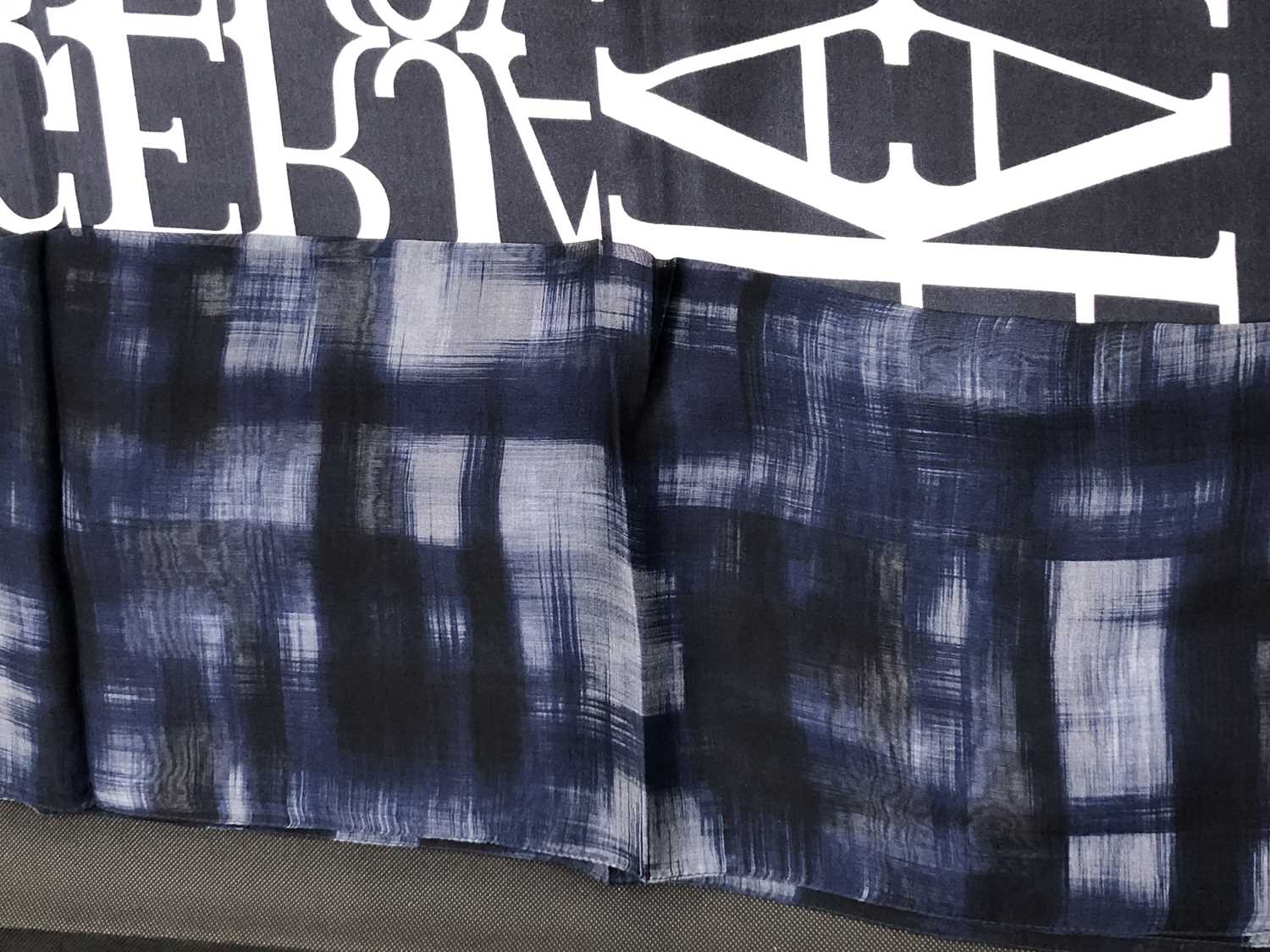 Lot 1126 - A Jaeger logo silk scarf, together with a...