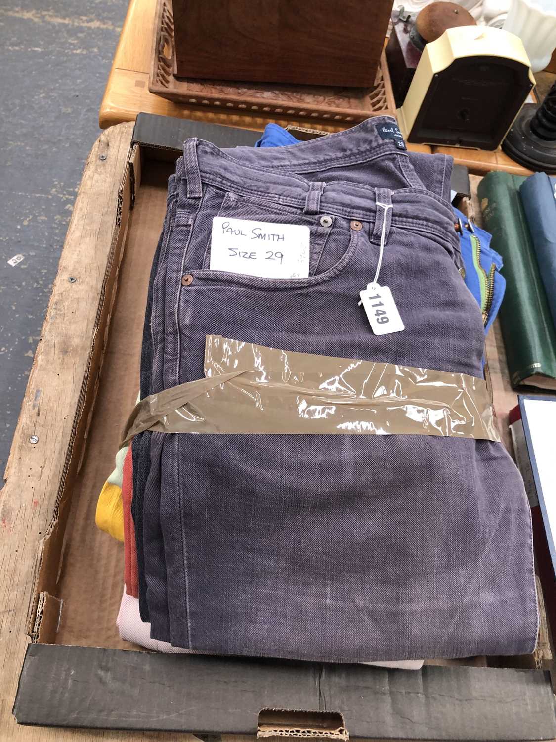 Lot 1149 - 10 pairs of vintage Paul Smith jeans in...