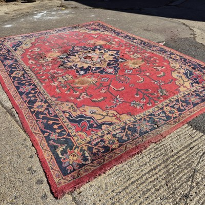 Lot 620 - An antique Turkish Oushak carpet
