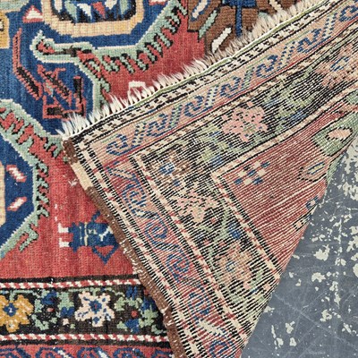 Lot 660 - An antique caucasian Karabagh rug. 118 x 190 cm