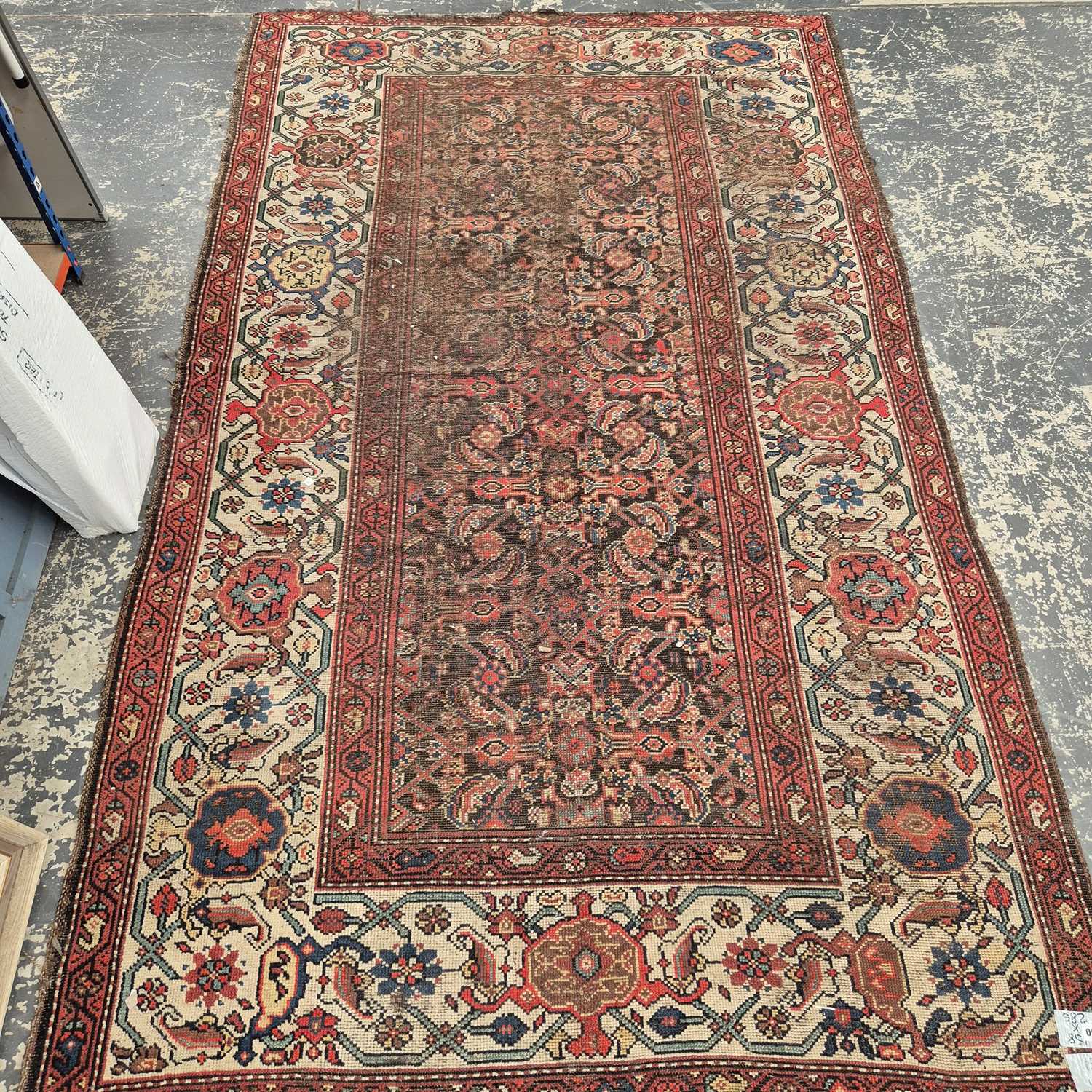 Lot 650 - An antique Persian tribal rug 285 x 158 cm