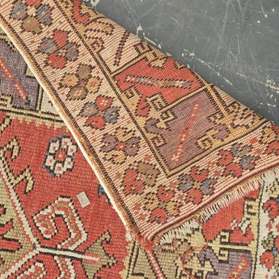 Lot 656 - An antique Turkish melas rug 250 x 125 cm