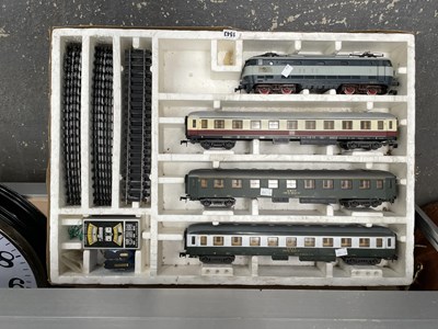 Lot 1543 - A Lima boxed railway set of an electric train,...