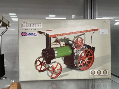 Lot 1551 - A boxed Mamod live steam tractor