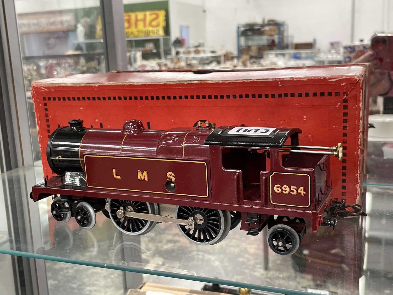 Lot 1613 - A boxed Hornby clockwork 0 guage 4-4-2 LMS...