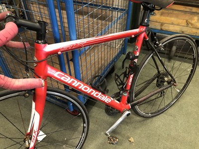 Lot 1391 - A Rare Cannondale Six racing bicycle.