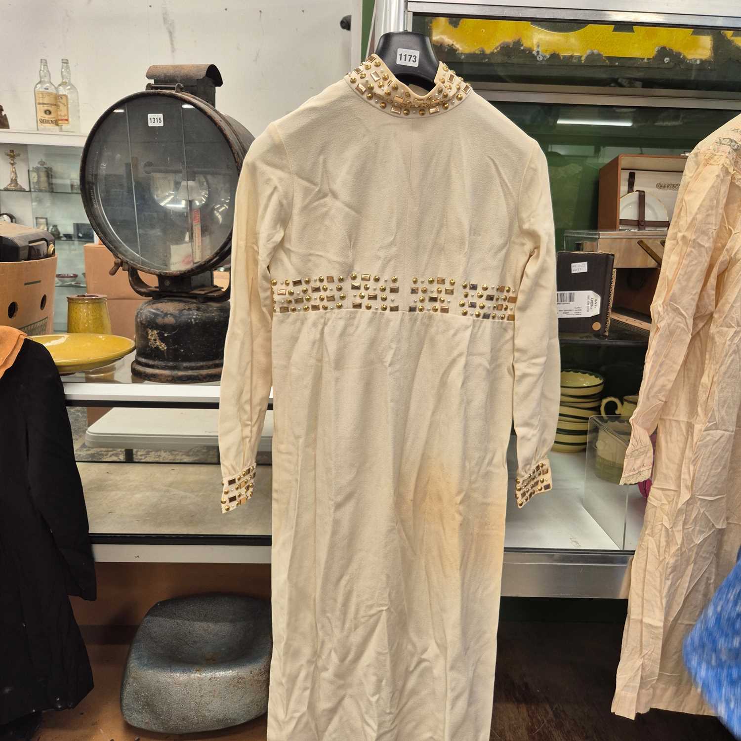 Lot 1173 - Jean Varon. Vintage 1960s / 70s, long cream...