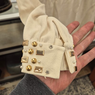 Lot 1173 - Jean Varon. Vintage 1960s / 70s, long cream...