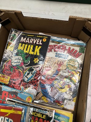 Lot 1217 - Vintage magazines, comics, and other...
