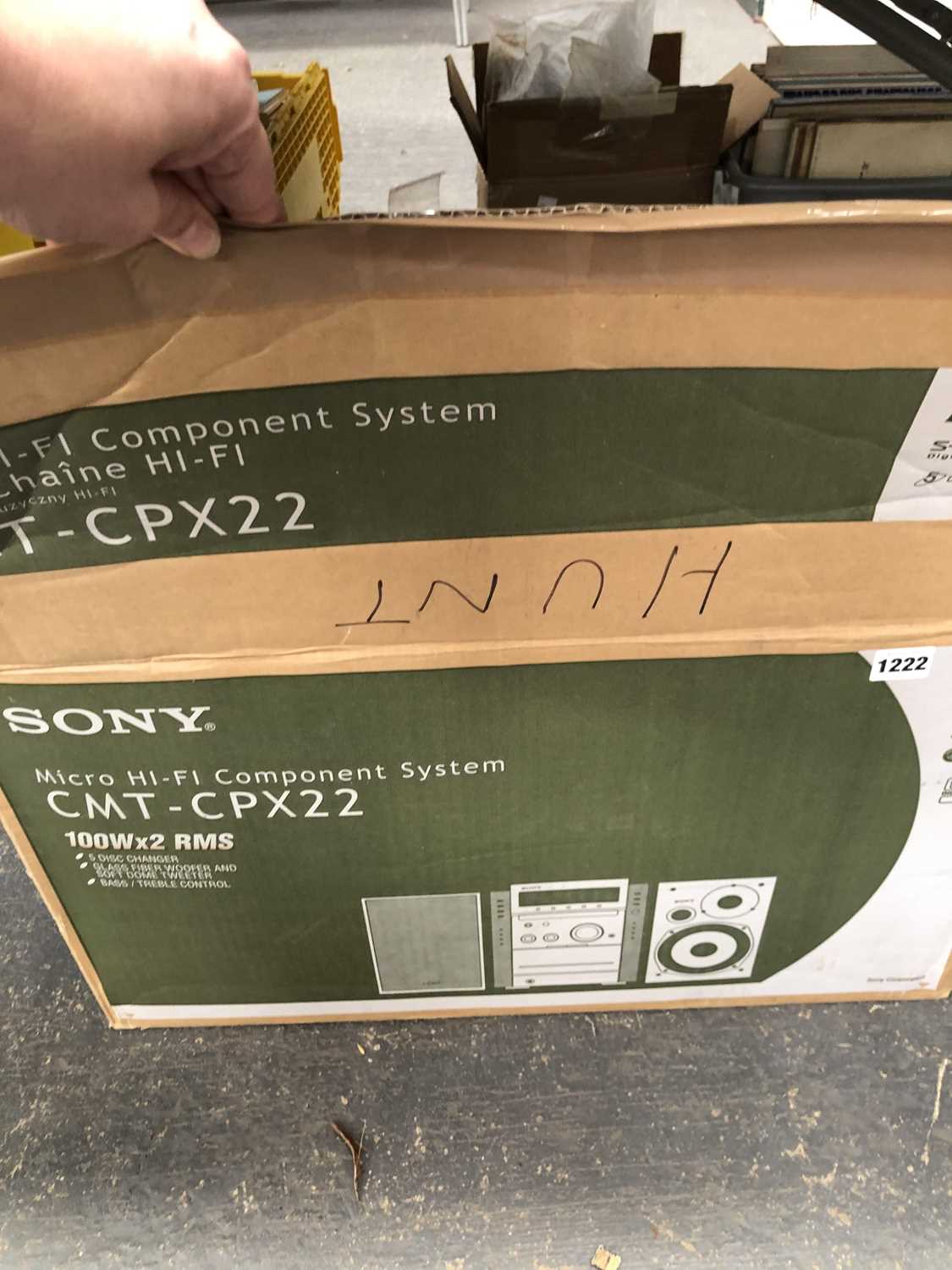 Lot 1222 - A Sony, CMT-CPX22 Hi-fi component system...