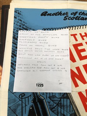 Lot 1225 - A good collection of vintage film posters,...