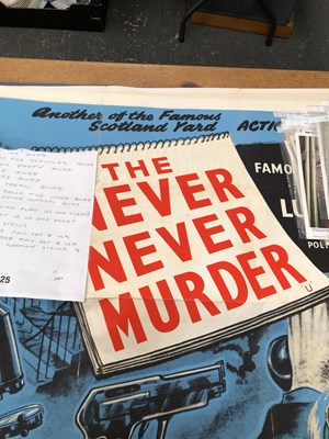 Lot 1225 - A good collection of vintage film posters,...