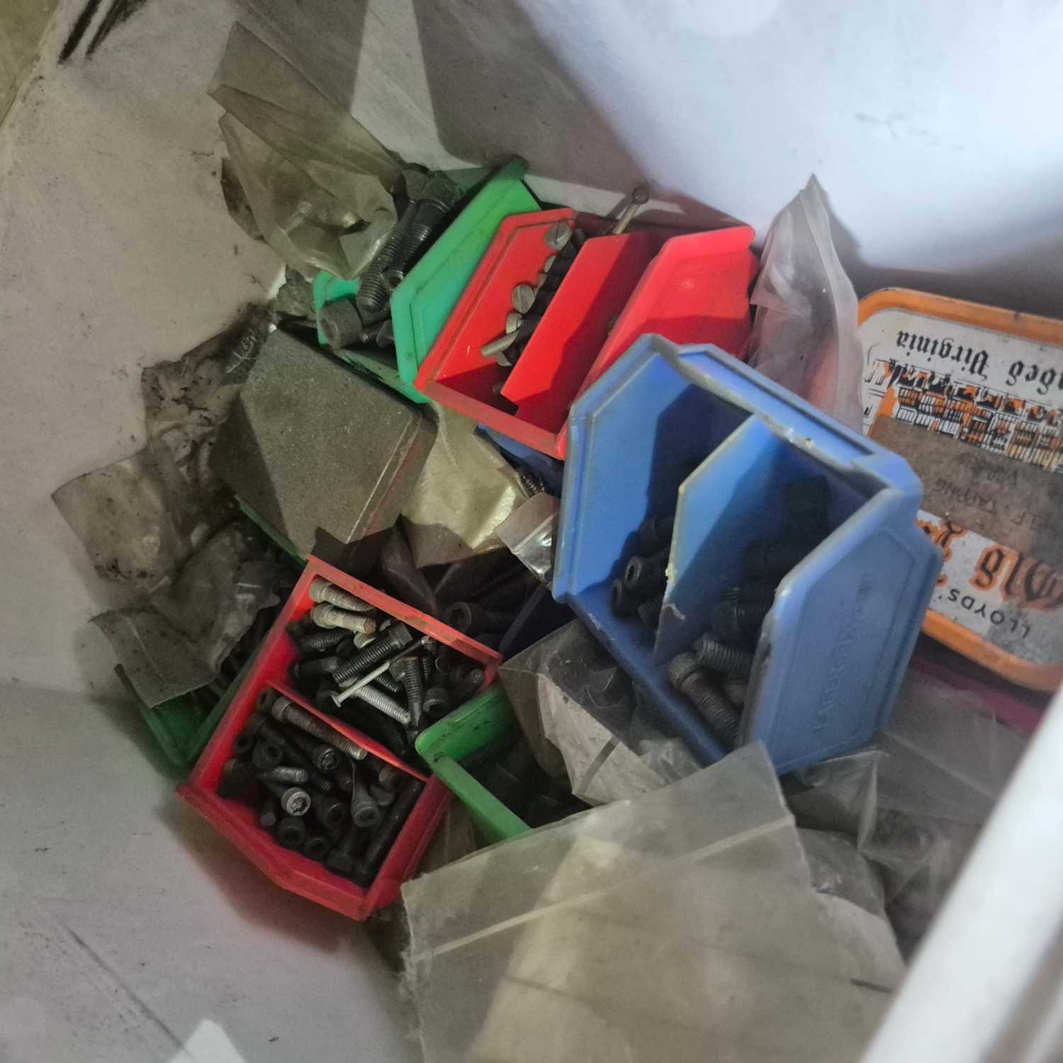 Lot 1432 - A collective lot of various nuts and bolts,...