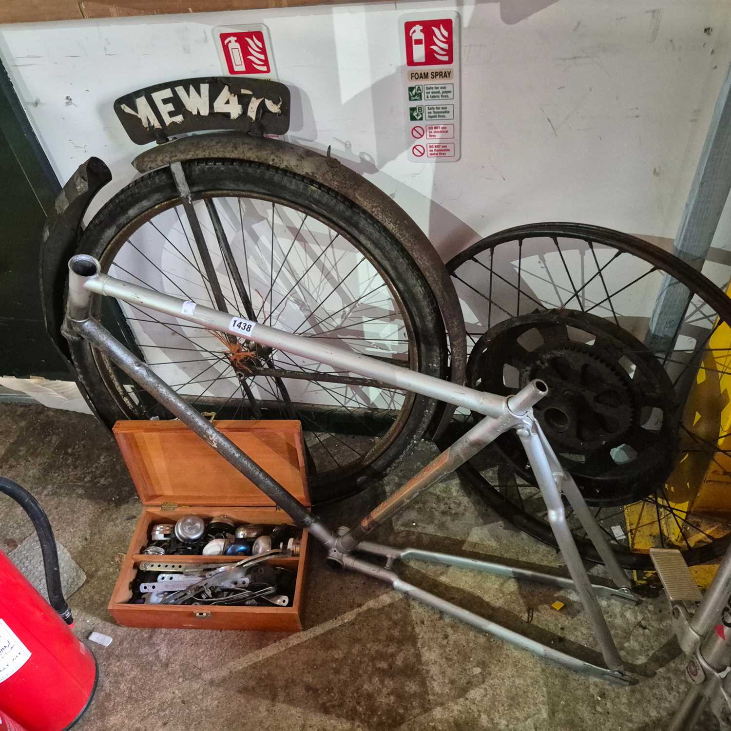 Lot 1438 - Motorcycle- Mercury cyclemaster- Frame only-...