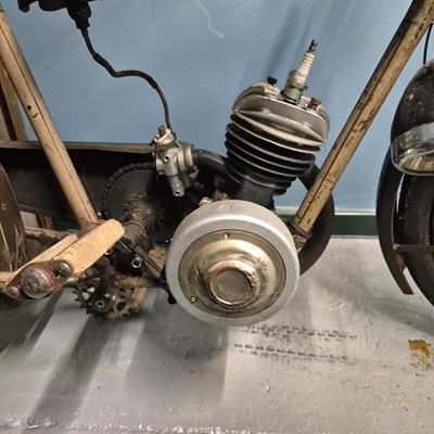 Lot 1455 - Motorcycle.- A French ( probably Motobecane)...