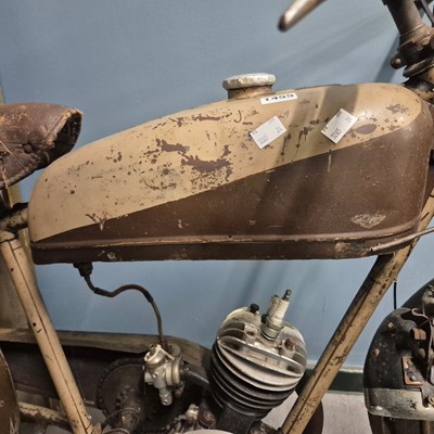 Lot 1455 - Motorcycle.- A French ( probably Motobecane)...