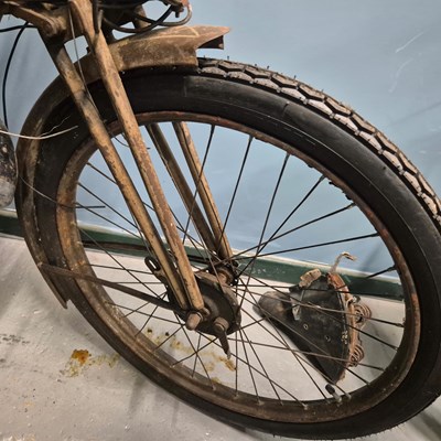 Lot 1455 - Motorcycle.- A French ( probably Motobecane)...