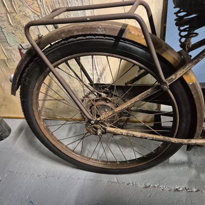 Lot 1455 - Motorcycle.- A French ( probably Motobecane)...