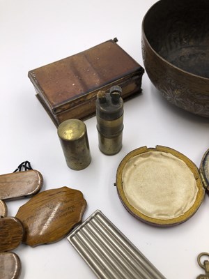 Lot 1022 - An Avery & Son folding brass postal weight pin...