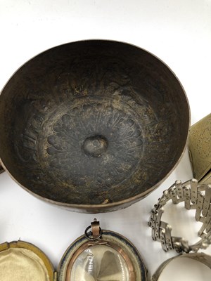 Lot 1022 - An Avery & Son folding brass postal weight pin...