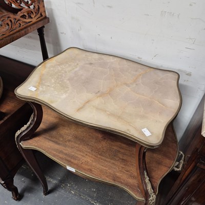 Lot 2221 - A late 19th century French two tier drinks...
