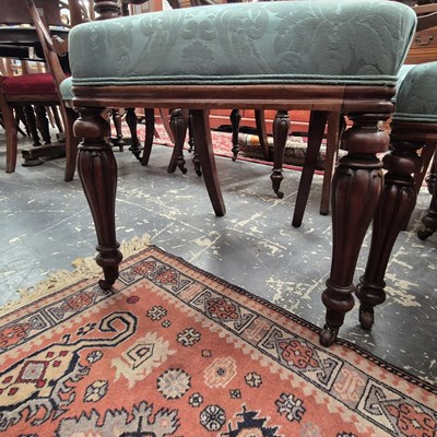 Lot 2229 - A set of eight Victorian mahogany Balloon back...