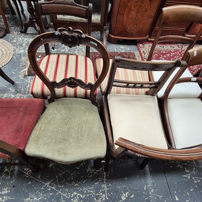 Lot 2234 - A pair of regency ebonised cane seated side...