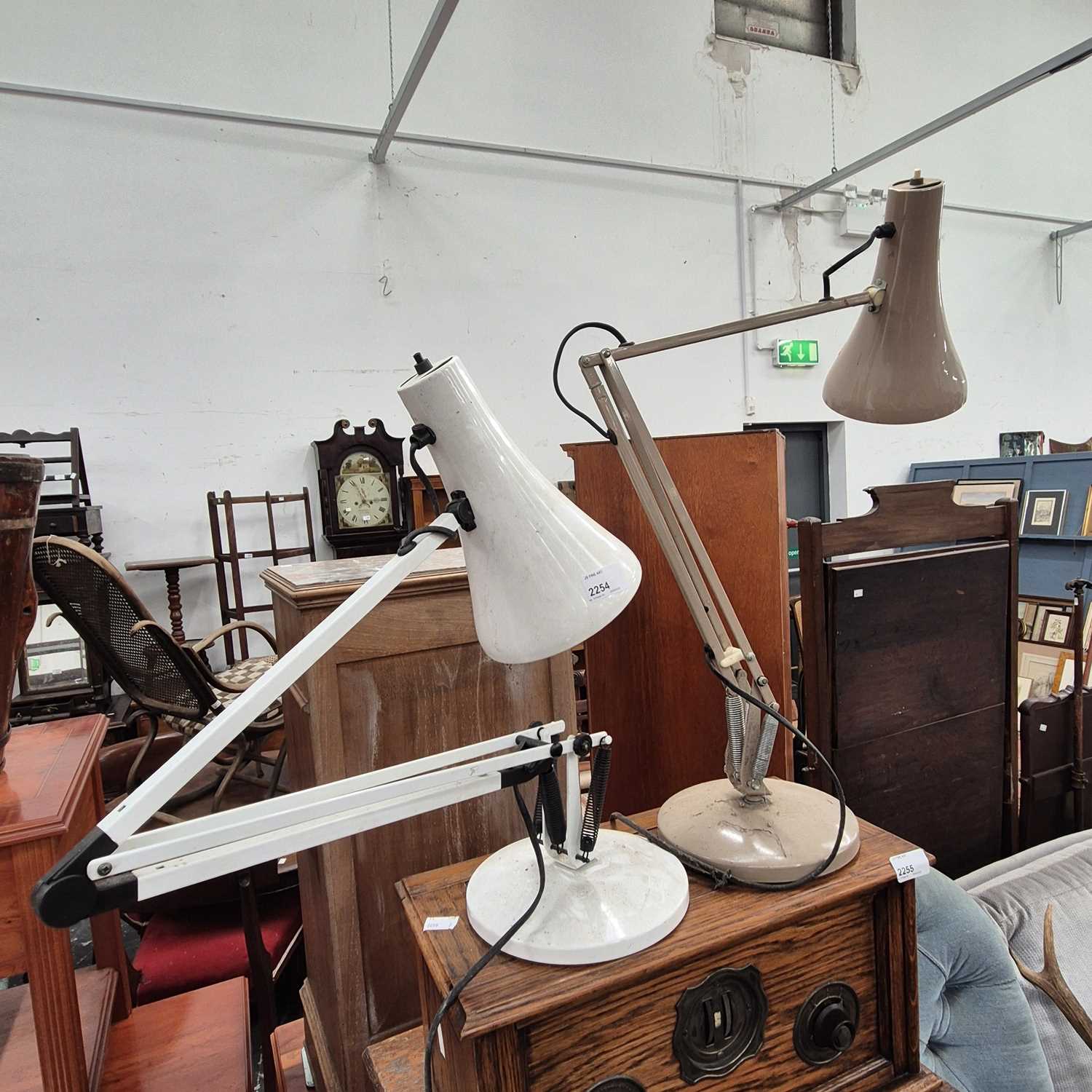 Lot 2254 - A Herbert Terry Anglepoise lamp and one other.