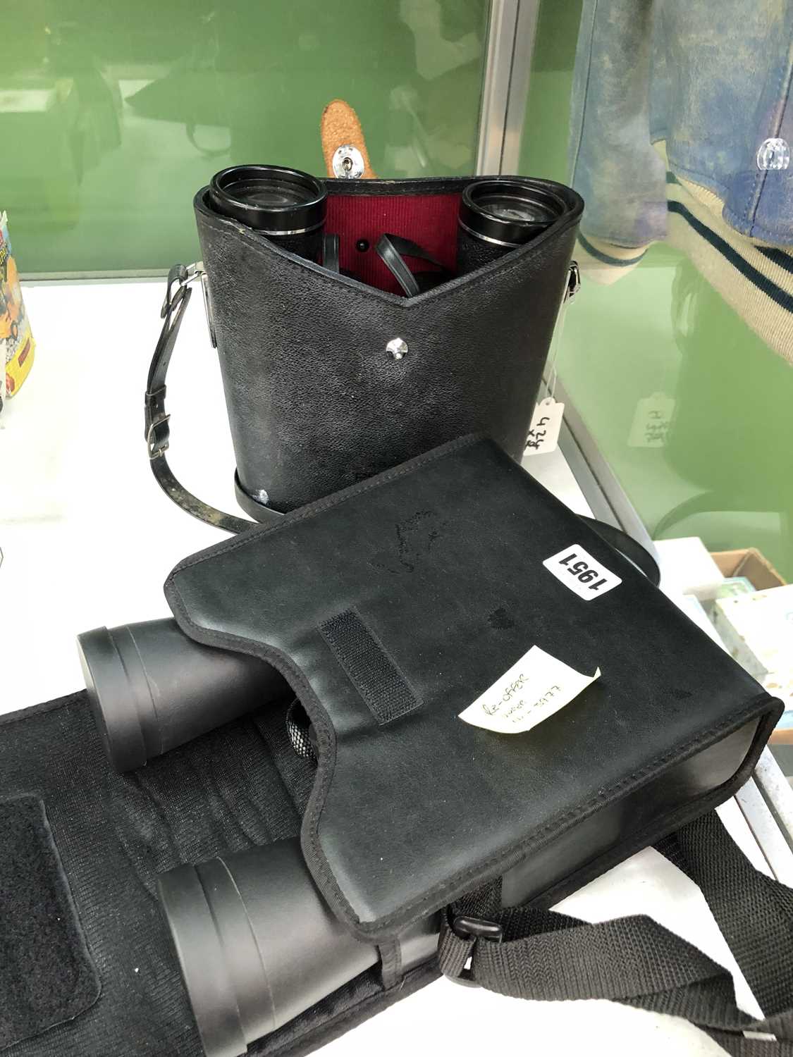 Lot 1951 - Cased Minolta Activa 10x50 and Pentax binoculars