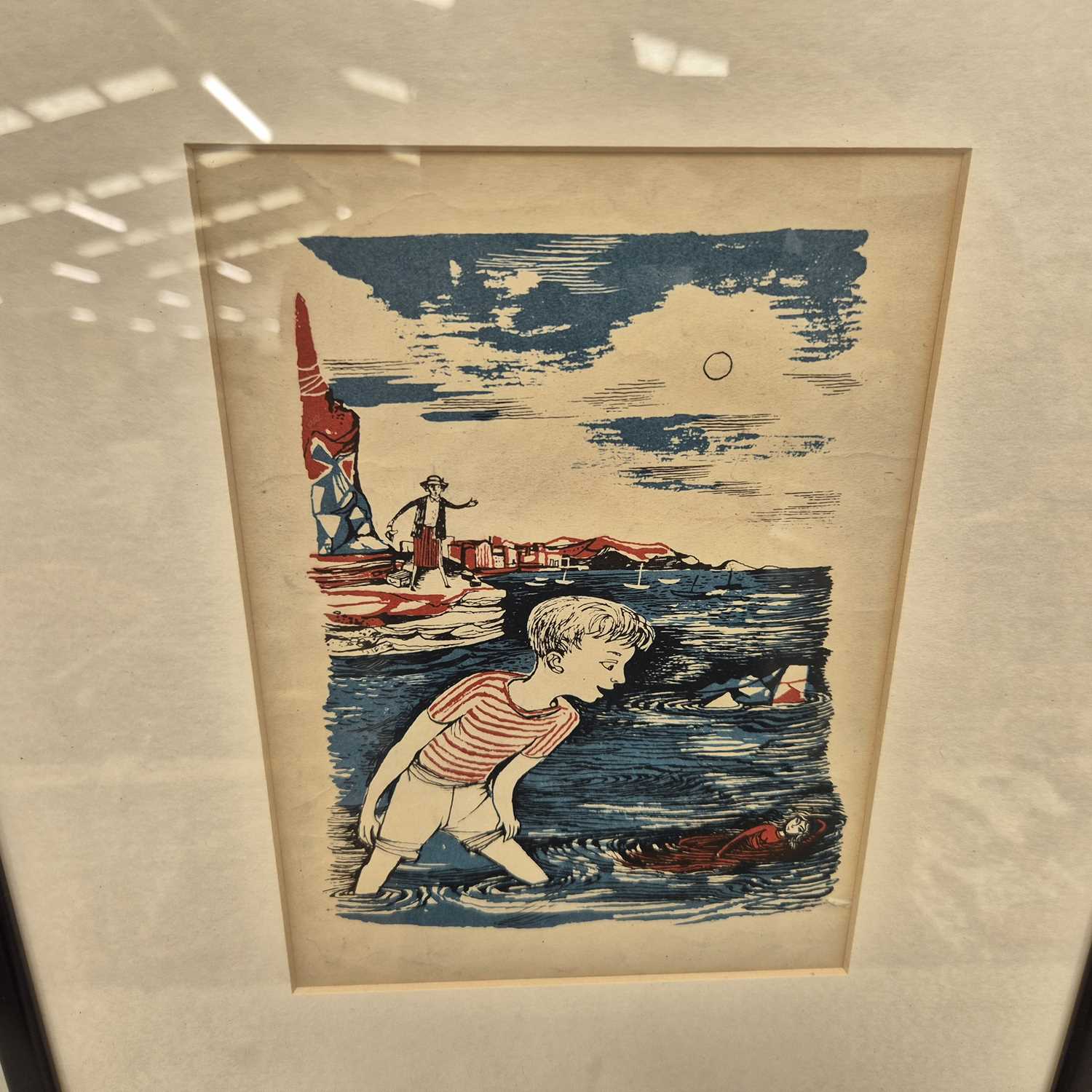 Lot 2356 - Three 20th-century prints.