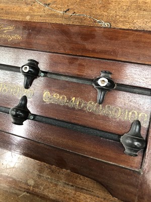 Lot 2544 - A Riley snooker score board.