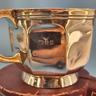 Lot 222 - A silver octagonal bowl by William Hutton and...