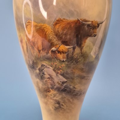 Lot 225 - A pair of Royal Worcester vases, date code for...