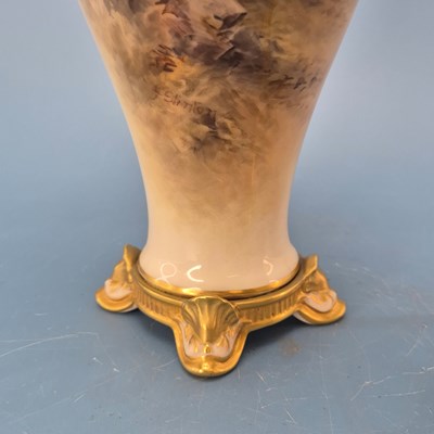 Lot 225 - A pair of Royal Worcester vases, date code for...