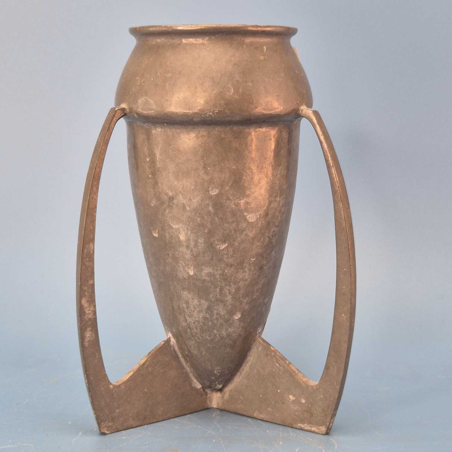 Lot 239 - A Tudric pewter bullet vase t a design by...