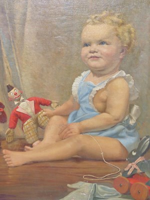 Lot 1 - Dod Procter (1890-1972) Lily-Jane 1950. Oil on...