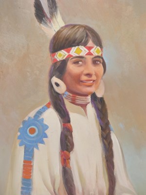 Lot 9 - Harry Bishop (1920-2015) Native American...