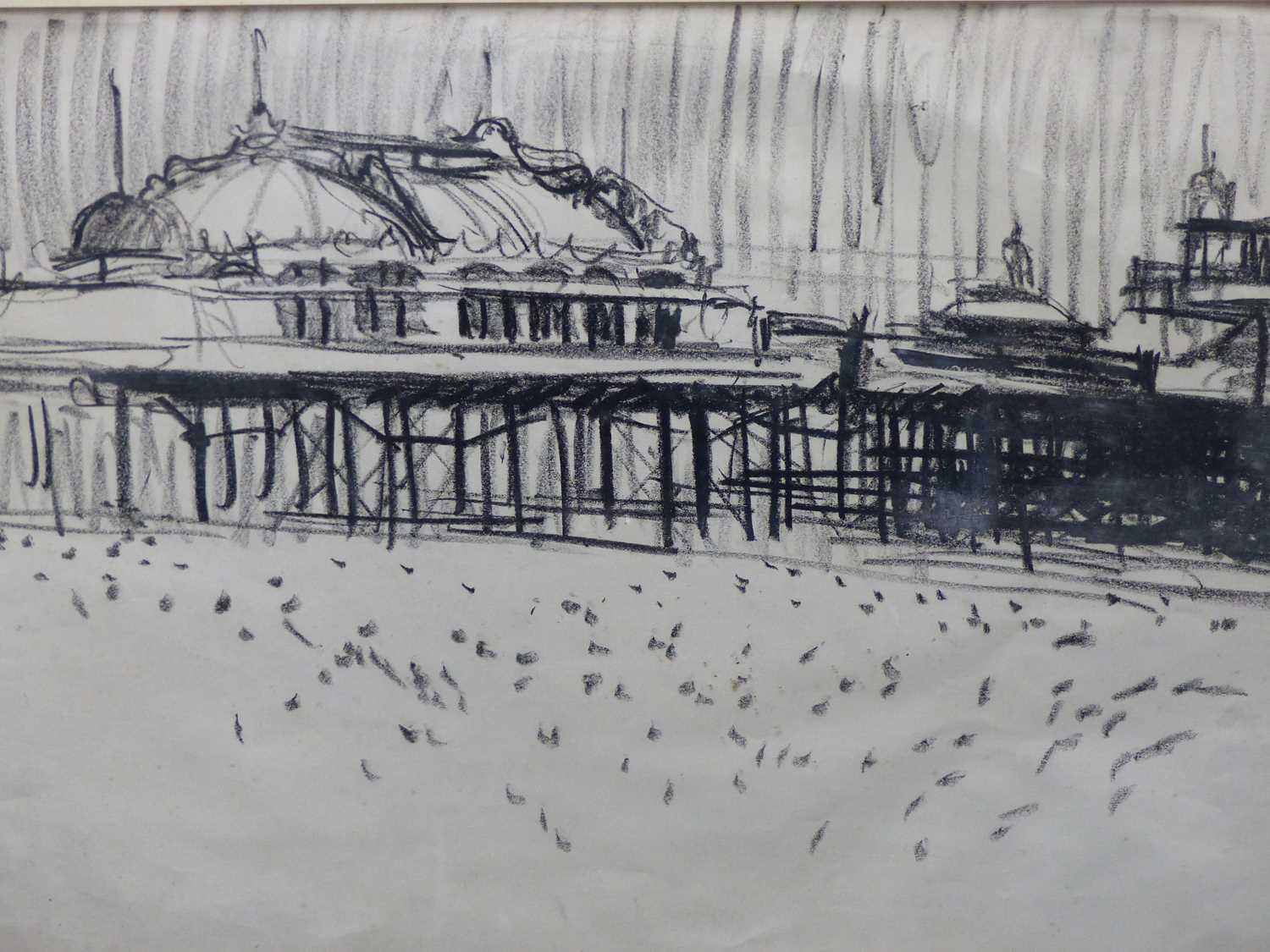 Lot 22 - Nick Schlee ( b.1931) ARR. Brighton Pier....
