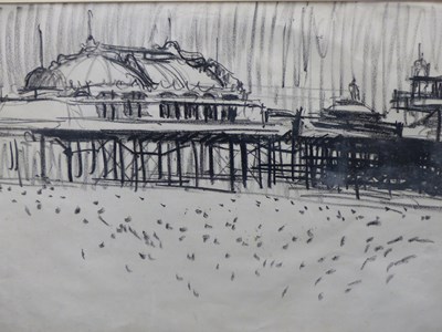 Lot 22 - Nick Schlee ( b.1931) ARR. Brighton Pier....