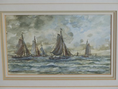 Lot 38 - Hendrik Willem Mesdag. (1831-1915) Fishing...