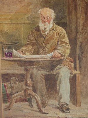 Lot 44 - M. Haywood. (19th Century) "Reading the...