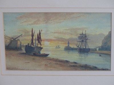 Lot 46 - John Francis Branegan (1843-1909). Whitby Bay....